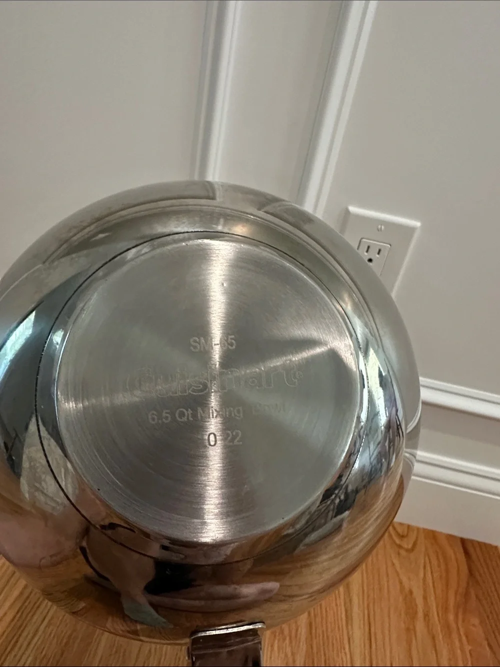 Cuisinart 6.5QT Mixing Bowl with handle mixer stainless SM-65 stand mixer